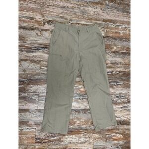 Mens The North Face Hiking Pants Size 38x32 Roll-Up Leg Beige Utility
